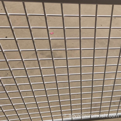 Pannello a rete filo saldato 1x2 utilizzato per la costruzione